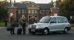 Deepcut Taxis is helping a military family with airport travel.