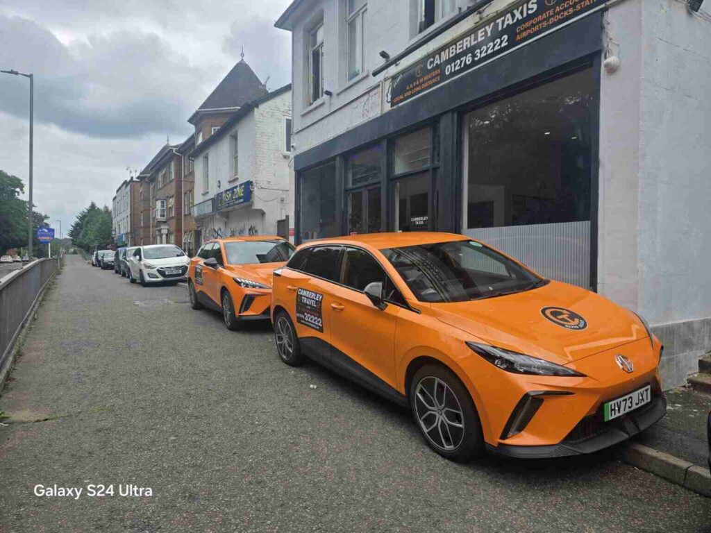 Modern fleet of executive cars