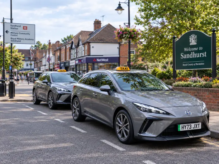 Modern fleet of executive cars